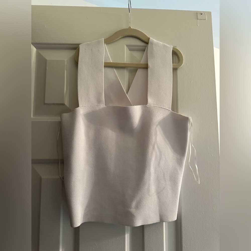 A.L.C. mid-weight knit tank in white